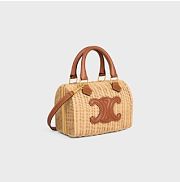 Celine Raffia Boston Bag - 20x14x10cm - 4