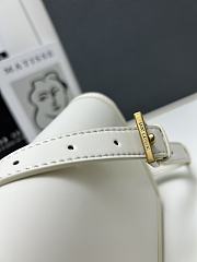 YSL Small Solferino White Leather Crossbody Bag 20cm - 5