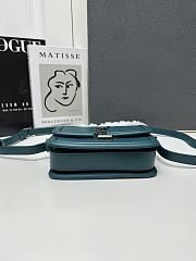 YSL Small Solferino Blue Leather Crossbody Bag 20cm - 4