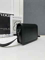 YSL Small Solferino Black Leather Crossbody Bag 20cm - 3