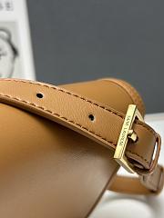 YSL Small Solferino Caramel Leather Crossbody Bag 20cm - 4