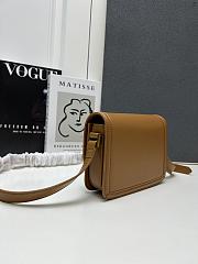 YSL Small Solferino Caramel Leather Crossbody Bag 20cm - 2