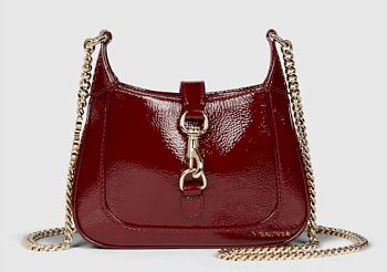 Gucci Jackie Notte In Rosso Ancora Leather Bag 19.5cm