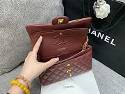 Chanel Flap Bag Brown Lambskin Leather 23cm - 3