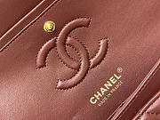 Chanel Flap Bag Brown Lambskin Leather 23cm - 2