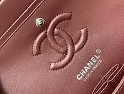 Chanel Flap Bag Brown Leather Silver Hardware 23cm - 2