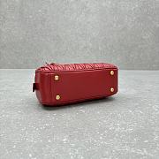 Miumiu Matelassè Nappa In Hot Red - 23x12x8cm - 5