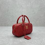 Miumiu Matelassè Nappa In Hot Red - 23x12x8cm - 2