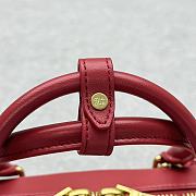 Miumiu Long Matelassè Nappa In Hot Red - 23x12x8cm - 5