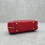 Miumiu Long Matelassè Nappa In Hot Red - 23x12x8cm - 4