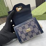 Gucci Blue Luce Canvas - 12x11x3cm - 3