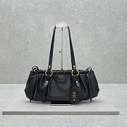 Miumiu Nappa Black Leather Hand Bag - 44x16x10.5cm - 1