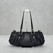 Miumiu Nappa Black Leather Hand Bag - 44x16x10.5cm - 3