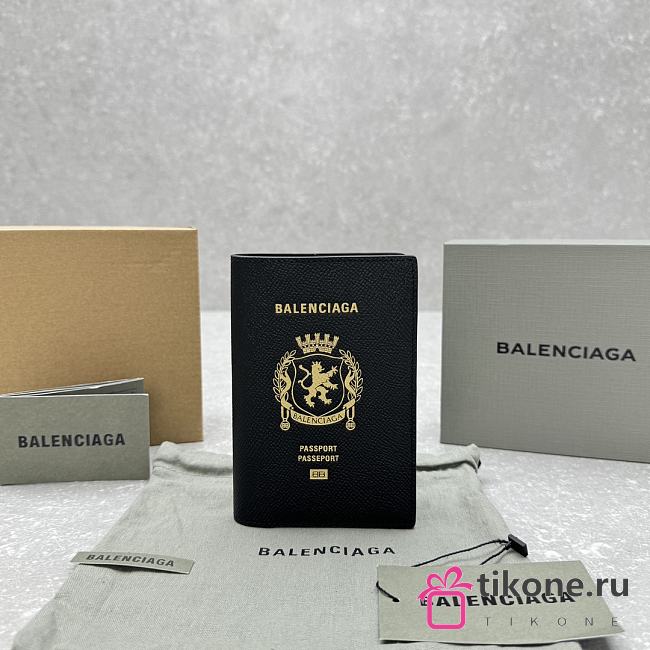 Balenciaga Black Short Wallet - 10x14x1.5cm - 1