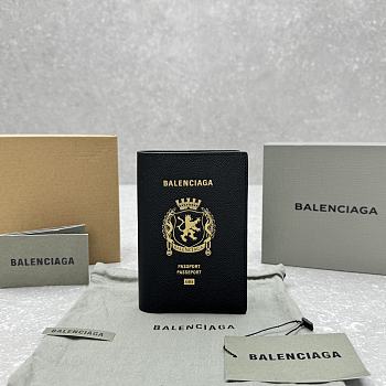 Balenciaga Black Short Wallet - 10x14x1.5cm