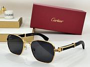 Cartier Rectangular Rimless Sunglasses - 2
