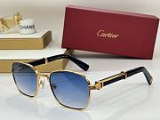 Cartier Rectangular Rimless Sunglasses - 3