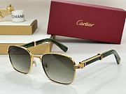 Cartier Rectangular Rimless Sunglasses - 4