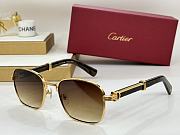 Cartier Rectangular Rimless Sunglasses - 5