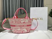 Dior Pink Basket Bag - 35x20.5x11cm - 1