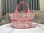 Dior Pink Basket Bag - 35x20.5x11cm - 5