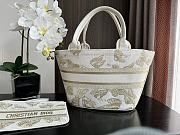 Dior Hat Basket Bag White And Gold - 35x20.5x11cm - 2