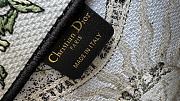 Dior Book Tote Ecru Saisons Automne Soleil Embroidery - 36x18x28cm - 2