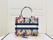 Dior Small Tote Toile de Jouy Fantastica Embroidery - 26.5x21x14cm - 3