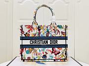 Dior Medium Tote Toile de Jouy Fantastica Embroidery - 36x27x16cm - 1