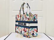 Dior Medium Tote Toile de Jouy Fantastica Embroidery - 36x27x16cm - 4