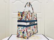 Dior Large Tote Toile de Jouy Fantastica Embroidery - 42x35x18cm - 5