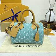 Louis Vuitton M24430 Speedy Bandoulière Light Blue Bag - 25x15x15cm - 1