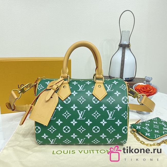 Louis Vuitton M24423 Speedy Bandoulière Green Bag - 25x15x15cm - 1