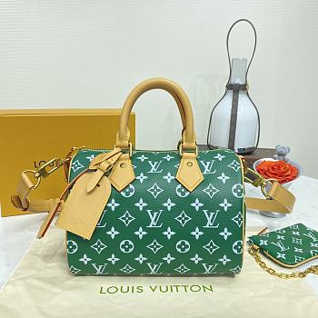 Louis Vuitton M24423 Speedy Bandoulière Green Bag - 25x15x15cm
