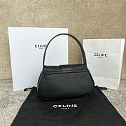 Celine Polly Bag Calfskin Black Leather - 33x19x9cm - 4