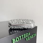 Bottega Veneta Silver Knot Minaudiere Silver - 20.5x6x12.5cm - 2