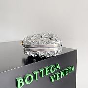 Bottega Veneta Silver Knot Minaudiere Silver - 20.5x6x12.5cm - 3