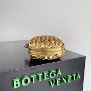 Bottega Veneta Gold Knot Minaudiere Silver - 20.5x6x12.5cm - 5