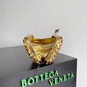 Bottega Veneta Gold Knot Minaudiere Silver - 20.5x6x12.5cm - 4