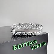 Bottega Veneta Full Silver Knot Minaudiere - 20.5x6x12.5cm - 5