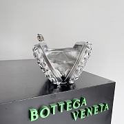 Bottega Veneta Full Silver Knot Minaudiere - 20.5x6x12.5cm - 4