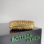 Bottega Veneta Full Gold Knot Minaudiere - 20.5x6x12.5cm - 5