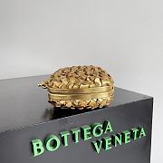 Bottega Veneta Full Gold Knot Minaudiere - 20.5x6x12.5cm - 4