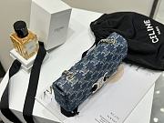 Celine Chain Bag Claude In Denim -  20.5x10.5x4cm - 3