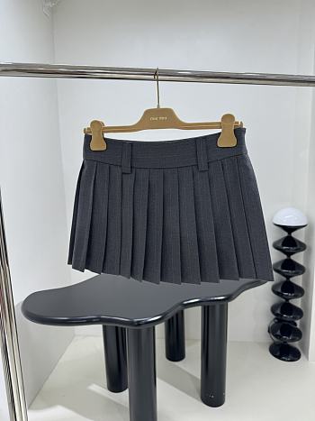 Miumiu Mini Blue Skirt