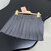 Miumiu Mini Blue Skirt - 5