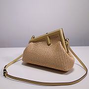 Fendi Small Raffia First Clutch With Straps - 26x9.5x18cm - 3