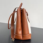 Bottega Veneta Small Andiamo In Natural/ Light Wood - 48x40x20cm - 5