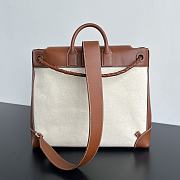 Bottega Veneta Small Andiamo In Natural/ Light Wood - 48x40x20cm - 3