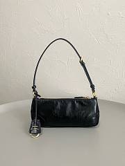 Prada Vitello Shine Brushed Calfskin Re-Edition Black Bag - 23×5×10cm  - 3